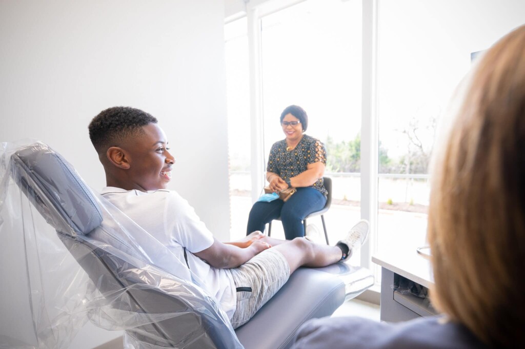 Teen Boy at Orthodontic Appointment